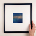 Original Oil & Mixed Media In Mount - Abstract Seascape - Daylight Dissolve