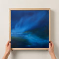 Original Oil & Mixed Media Abstract Landscape  - New Horizon